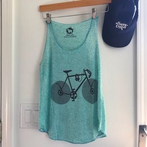 Marled Racer Back Bicycle Tank